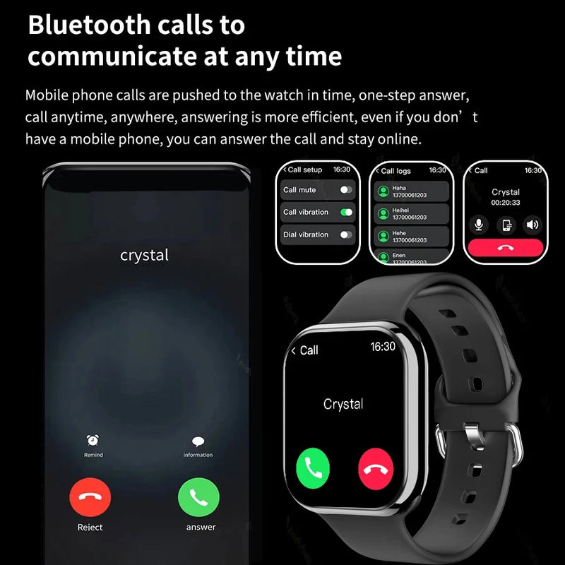 Apple Watch 9 Smartwatch para pessoas de bom gosto, Ultra Series 9, NFC, BT Call, impermeável, carga sem fio, 2.05