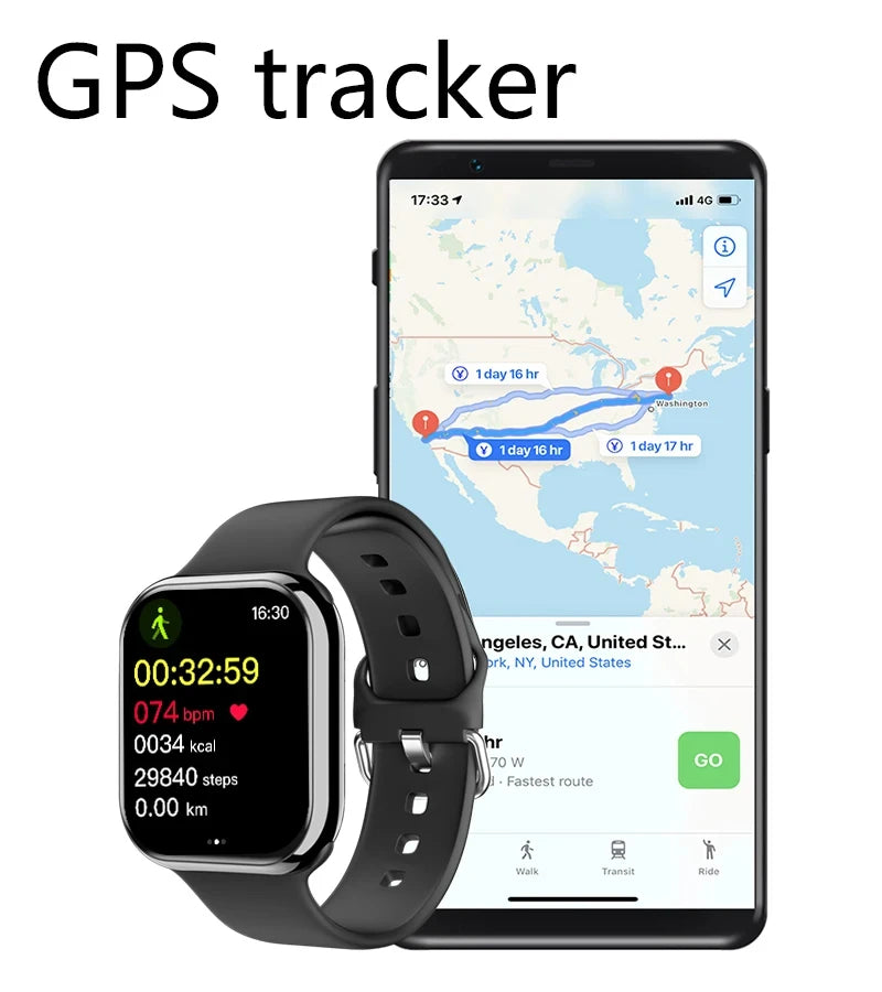 Apple Watch 9 Smartwatch para pessoas de bom gosto, Ultra Series 9, NFC, BT Call, impermeável, carga sem fio, 2.05