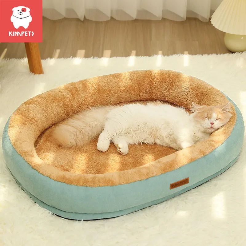 Cama para gatos, canil para animais de estimação, antiderrapante, inverno, quente, pequeno, canil, dormir, removido, lavado, macio, almofada, suprimentos para gatos